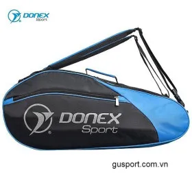 Túi Tennis Donex 2 Ngăn Đen/Xanh -BT1001-08-02