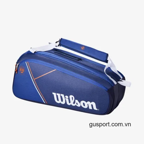 Túi Tennis Wilson SUPER TOUR ROLAND GARROS 9Pack -WR8018201001 0