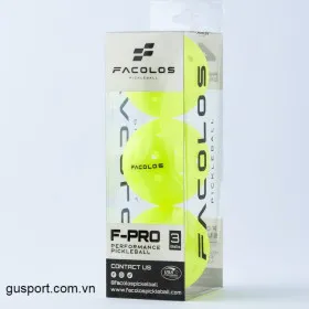 Bóng Pickleball FACOLOS F-PRO X-40 Outdoor (Hộp 3 quả)