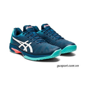 Giày Tennis Asics Solution Speed FF (1041A003-407)-Mako Blue /White