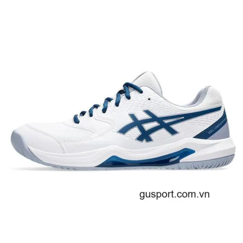 Giày Tennis Asics Gel Dedicate 8 White/Mako Blue (1041A408-103) 0