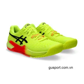 Giày Tennis Asics Gel Resolution 9 PARIS Safety Yellow/Black (1041A459-750)