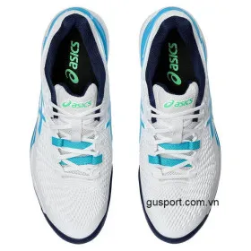 Giày Tennis Asics Gel Resolution 9 White/Digital Aqua (1041A330-103) 3