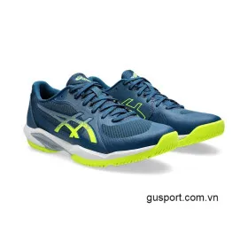 Giày Tennis Asics Solution SWIFT FF 2 Mako Blue/Safety Yellow (1041A466-400)