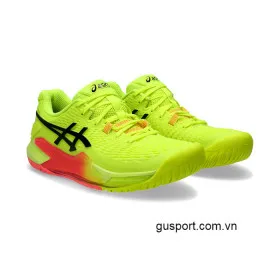 Giày Tennis Nữ Asics Gel Resolution 9 PARIS (1042A274-750) Safety Yellow/Black