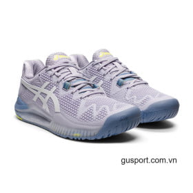 Giày Tennis Nữ Asics Gel Resolution 8 Murasaki/White (1042A072-501)