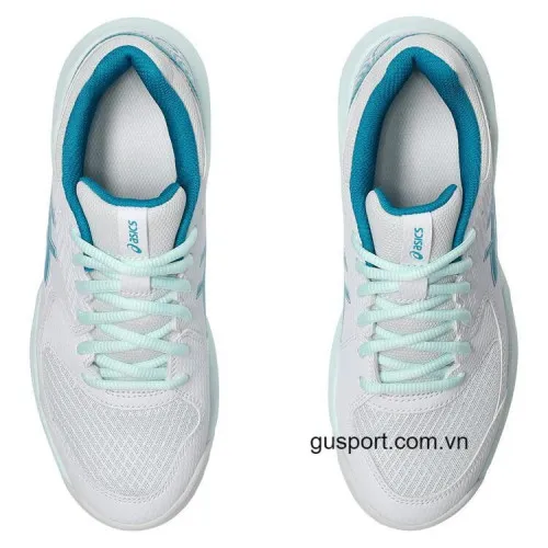 Giày Tennis Nữ Asics Gel Dedicate 8 White/Teal Blue (1042A237-103) 2