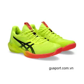 Giày Tennis Asics Nữ Solution Speed FF 3.0 PARIS Safety Yellow/Black (1042A275-750)