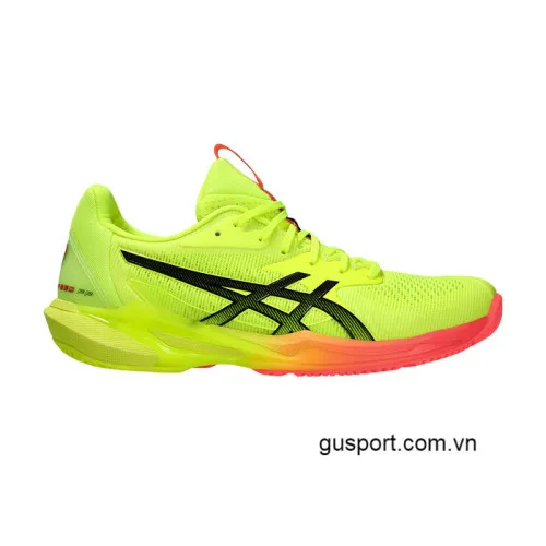 Giày Tennis Asics Nữ Solution Speed FF 3.0 PARIS Safety Yellow/Black (1042A275-750) 0