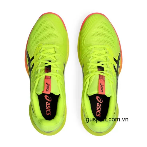 Giày Tennis Asics Nữ Solution Speed FF 3.0 PARIS Safety Yellow/Black (1042A275-750) 4