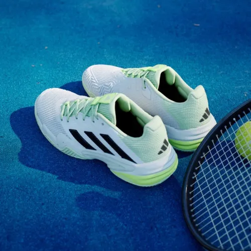 Giày Tennis Adidas BARRICADE 13 Cloud White/Semi Green Spark (IG3114) 1