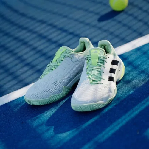 Giày Tennis Adidas BARRICADE 13 Cloud White/Semi Green Spark (IG3114) 2