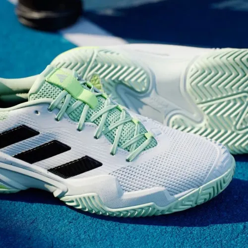 Giày Tennis Adidas BARRICADE 13 Cloud White/Semi Green Spark (IG3114) 6