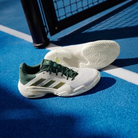 Giày Tennis Adidas BARRICADE 13 White/Gold/Green- IH5140