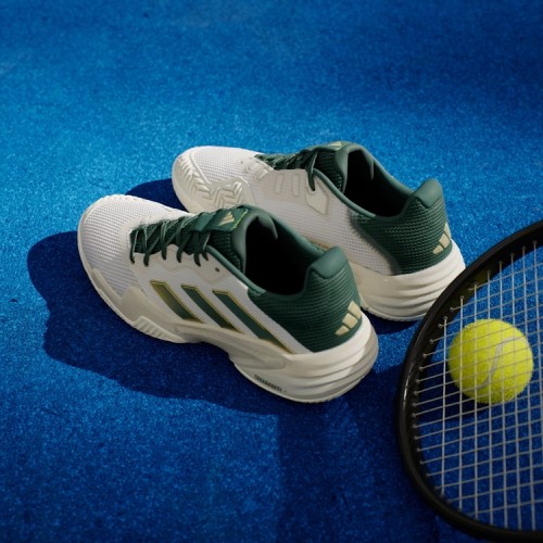 Giày Tennis Adidas BARRICADE 13 White/Gold/Green- IH5140 6