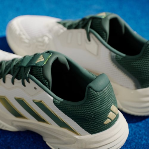 Giày Tennis Adidas BARRICADE 13 White/Gold/Green- IH5140 9