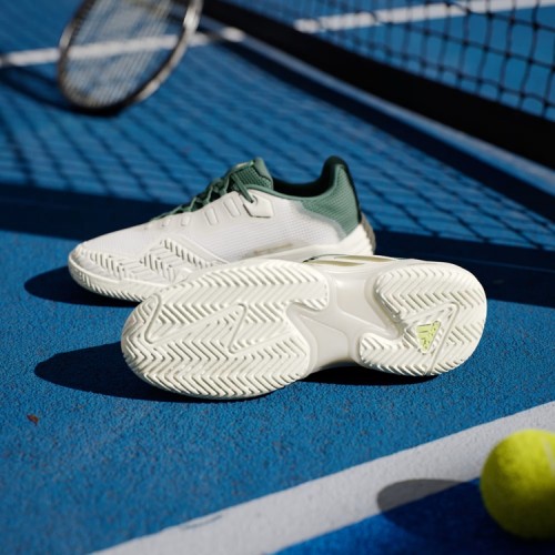 Giày Tennis Adidas BARRICADE 13 White/Gold/Green- IH5140 10