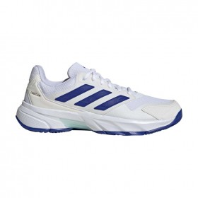 Giày Tennis Adidas COURTJAM CONTROL 3 White/Lucid Blue -IF9136