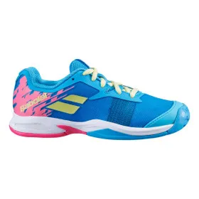 Giày Tennis Trẻ Em BABOLAT JET ALL COURT (33S20648-4066)- Turquoise/Pink