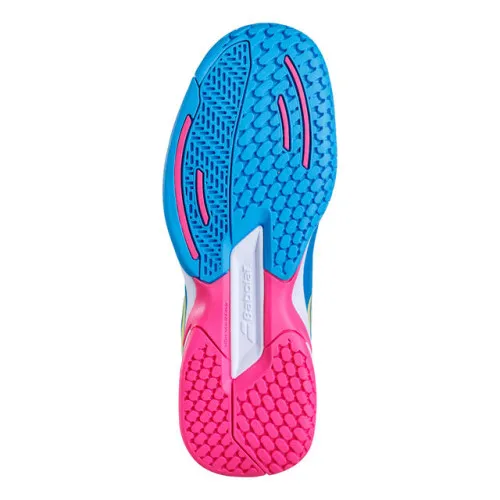 Giày Tennis Trẻ Em BABOLAT JET ALL COURT (33S20648-4066)- Turquoise/Pink 1