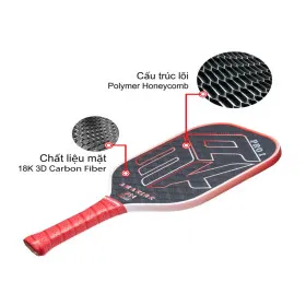 Vợt Pickleball AMAKIRK 18K 3D PRO1 16mm (230Gr) 2