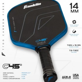 Vợt Pickleball Franklin C45° 14mm (220Gr) 3