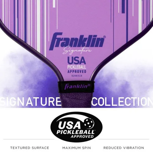 Vợt Pickleball Franklin Signature Pro 13mm (218GR)- LILAC 3