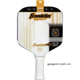 Vợt Pickleball Franklin Signature Pro 16mm (230GR)- White/Gold 0