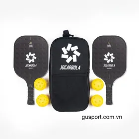 Set 2 Vợt Pickleball Jogarbola P-602B (kèm 4 bóng và túi đựng)