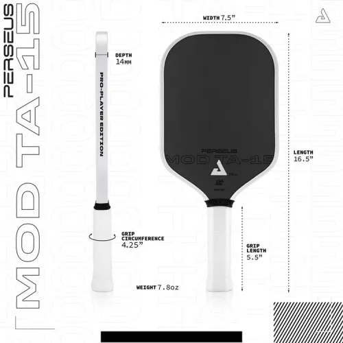 Vợt Pickleball JOOLA Ben Johns Perseus 14mm Mod TA-15 Pro (221GR)- 18447 4