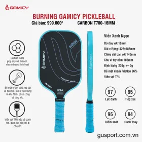 Vợt Pickleball Kaiwin Burning Gamicy T700 16mm 4