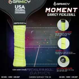 Vợt Pickleball Kaiwin Gamicy Moment T700 16mm 4